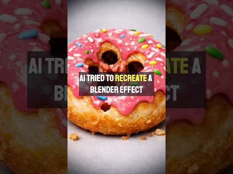 AI Tried to Recreate a Blender Donut
