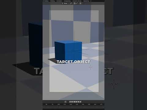Making a quick rig to control your camera in Blender. #b3d #blender3d
