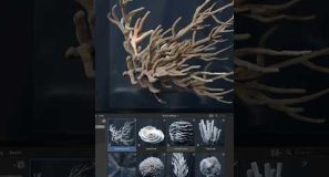 New Coral Geometry Nodes for Blender! #shorts