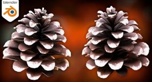 How to Make Stylized Pinecones in Blender (Tutorial)