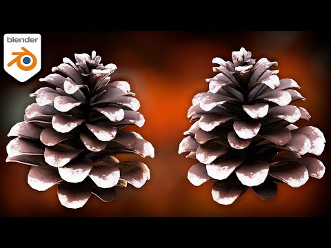 How to Make Stylized Pinecones in Blender (Tutorial)