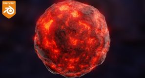 Procedural Molten Lava Material (Blender Tutorial)