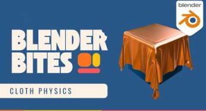 Blender Cloth Physics Beginner Tutorial (Realistic Fabric Simulation)