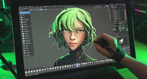Sculpting Mecha Girl in Blender – 3D Modeling Timelapse