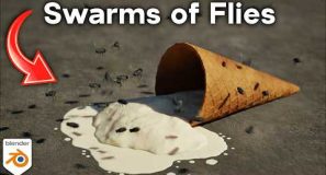 Create Swarms of Flies with Geometry Nodes 🪰 (Blender Tutorial)