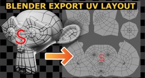 Blender: Export UV Layouts For Beginners | Tutorial