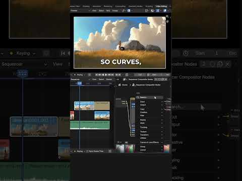 How to add Compositing Effects in the Video Sequencer of Blender 5.0 #b3d #blender3d