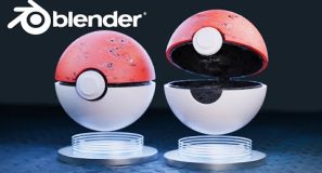 Blender 4.2 | Make a Poke Ball  | Tutorial