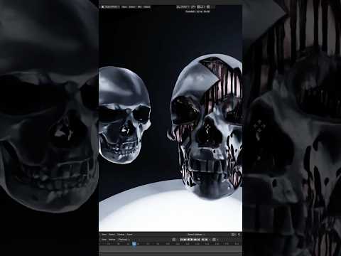 Generative Geometry Nodes Effect in Blender! #shorts