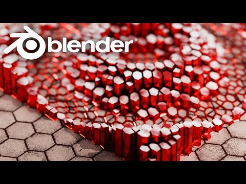Rising Pillars | Blender 5.1 GeoNodes Tutorial