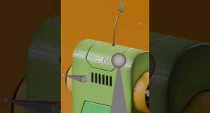 How you can hook a curve to a bone in Blender #b3d #blender3d