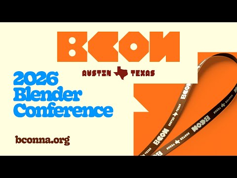 North America’s Official Blender Conference Is Coming to Austin (BCON 2026)
