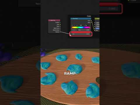 Randomize multiple objects color using the same material #b3d #blender3d