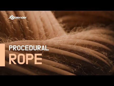 Blender Tutorial – Procedural Rope in Geometry Nodes