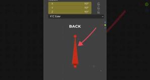 The difference between Euler and Quaternion rotation in Blender #b3d #blender3d