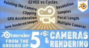 #6: Cameras & Rendering: The Basics. #b3d #blender3d