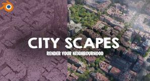 City scapes  large collection of 3d cities for blender