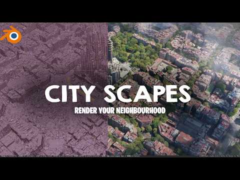 City scapes  large collection of 3d cities for blender