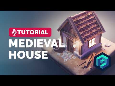 Full Blender Tutorial – Textured Medieval House