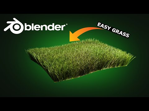 Blender: Fast & Easy Grass | Tutorial