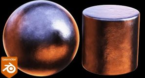 Procedural Dark Scratched Metal Material (Blender Tutorial)