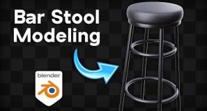 How to Model a Bar Stool in Blender