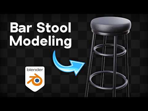 How to Model a Bar Stool in Blender