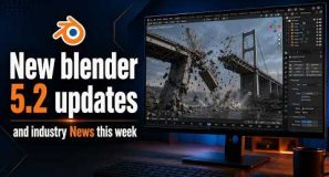 New blender 5.2 updates and related News