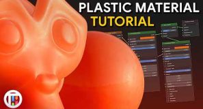 How to create a plastic material in Blender 5.1