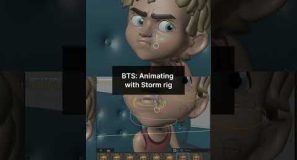 BTS: Animating Storm https://studio.blender.org #b3d #BlenderStudio