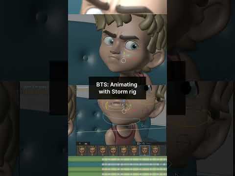 BTS: Animating Storm https://studio.blender.org #b3d #BlenderStudio