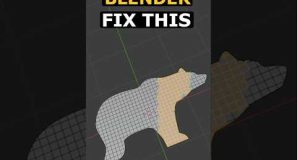 Blender | Quick Topology Hack – N-gon fix #blender #3d #cgi