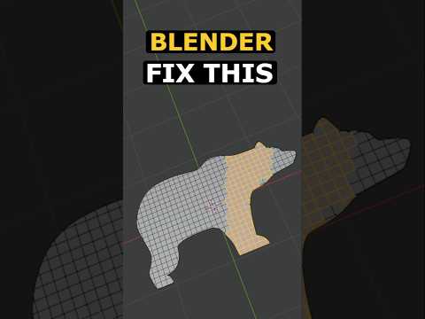 Blender | Quick Topology Hack – N-gon fix #blender #3d #cgi