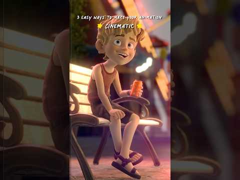 Make blender animations more cinematic in 3 steps! 🎢 #blenderanimation #ProArt #ProTips