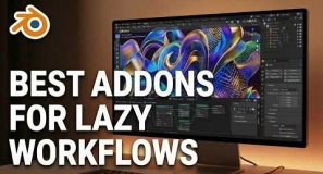 The best blender addons for lazy workflows