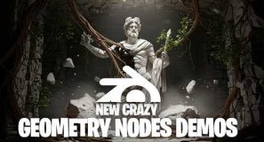 New God Level geometry nodes demos
