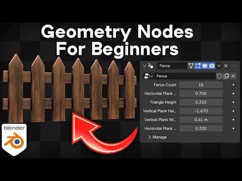 Geometry Nodes for Beginners (Blender Tutorial)