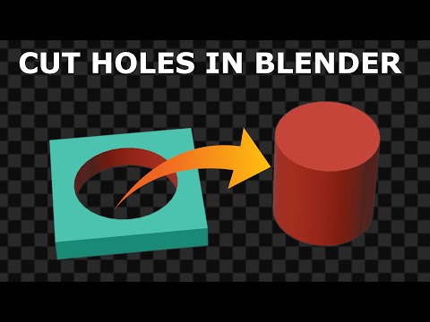 Blender: Cut Holes In Objects – 2 Methods | Beginners
