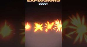 Easy Explosions in #GODOT #gamedev #indiedev #vfx