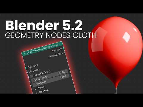 How to Inflate with the NEW Cloth Simulation | Blender 5.2