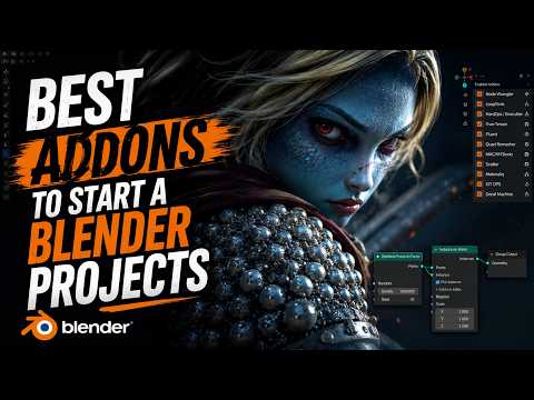 Best addons to start a blender projects