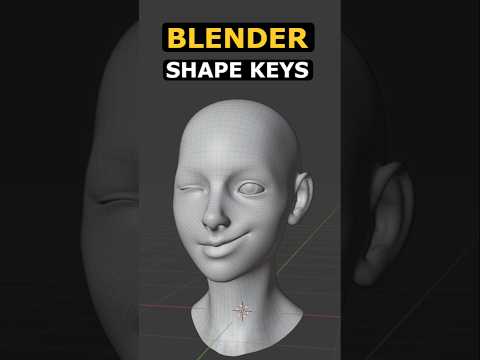 Blender – Quick Shapekey Guide – Beginners #3d #blender #tutorial #blender3d