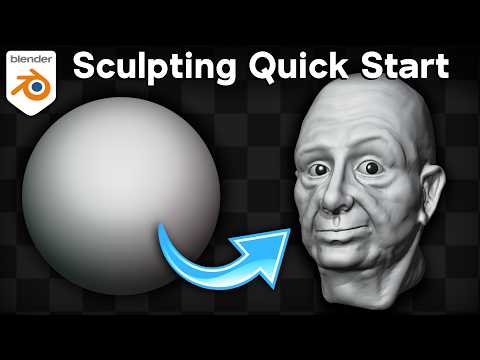 Sculpting Quick Start Guide for Absolute Beginners (Blender Tutorial)