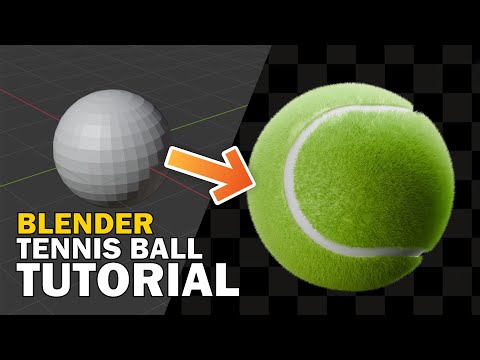 EASY 3D Tennis Ball | Blender Beginners