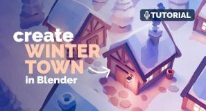 Blender Low Poly House Beginner Tutorial