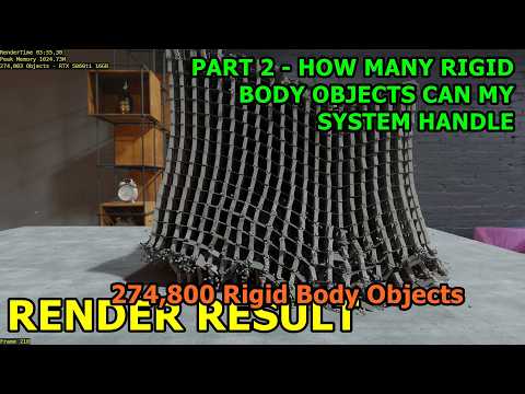 Blender Results From Yesterday’s 274K Rigid Body Objects Blender