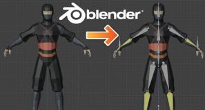 Rig Low Poly Characters EASY: Blender Beginners