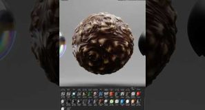 Free Chocolate Material for Blender! #shorts