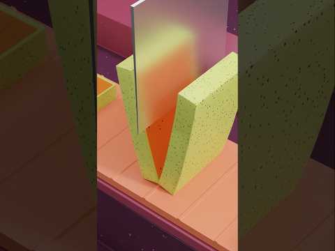 Infinite Slice Machine – Satisfying Loop. #satisfying #oldysatisfying #animation #3d #blender