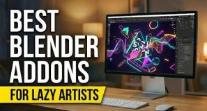 best blender addons for lazy artists